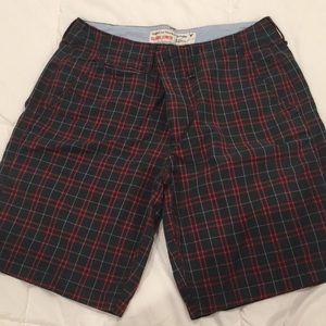 Men’s AE plaid shorts